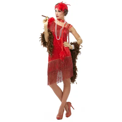 Charleston-Kleid Zora, rot Image