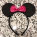 Disney Accessories | Kids Sequin Mini Mouse Ears | Color: Black/Pink | Size: Osg