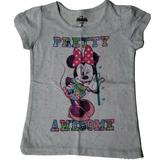 Disney Shirts & Tops | Disney Minnie Mouse Toddler Girls T-Shirt 4t | Color: White | Size: 4tg