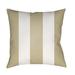 Birch Lane™ Athena Vertical Stripe Indoor/Outdoor Throw Pillow Polyester/Polyfill blend in Brown | 20 H x 20 W x 4 D in | Wayfair