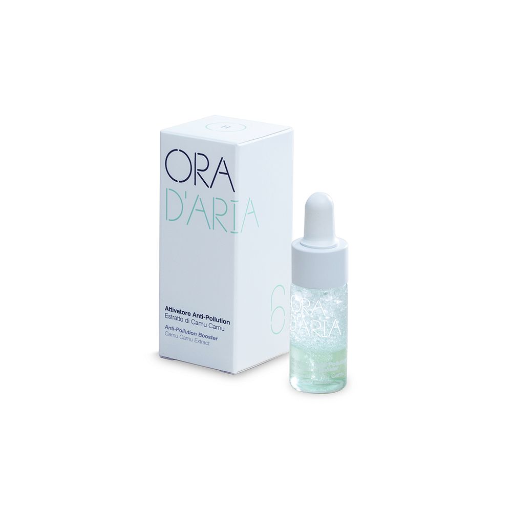 ORA D'ARIA Booster Bifase Antipollution Estratto di Camu 10 ml Siero