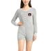 Women's Concepts Sport Gray Auburn Tigers Venture Sweater Romper