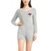 Women's Concepts Sport Heathered Gray Tampa Bay Buccaneers Venture Sweater Romper