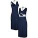 Women's G-III 4Her by Carl Banks Navy Penn State Nittany Lions Opening Day V-Neck Maxi Dress