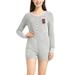 Women's Concepts Sport Gray Stanford Cardinal Venture Sweater Romper