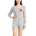 Women's Concepts Sport Gray Clemson Tigers Venture Sweater Romper