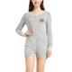 Women's Concepts Sport Gray Mississippi State Bulldogs Venture Sweater Romper