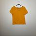 Athleta Tops | Athleta V-Neck Yellow Short Sleeve T-Shirt | Color: Yellow | Size: Xl