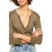 Free People Tops | Free People Womens Top Army Green Henley Military | Color: Green | Size: S