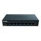 D-Link DGS-108GL 8-Port Unmanaged Gigabit Switch (ohne Lüfter, Low Profile Metallgehäuse, Desktop, Plug-and-Play, QoS, 802.3az EEE), Black