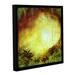 ArtWall Heavenly Forest Gallery Wrapped Floater-Framed Canvas in Green/Red | 24 H x 24 W x 2 D in | Wayfair 0dic124a2424f