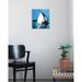 Highland Dunes Whale Watch By Amy Valiante - Graphic Art Print Canvas in Black/Blue/White | 13 H x 10 W x 2 D in | Wayfair