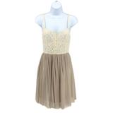 American Eagle Outfitters Dresses | American Eagle Outfitters Cream Tulle Dress | Color: Cream | Size: 2