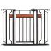 Extra Tall Home Accents Decor Metal Pet Gate, 2" L X 42" W X 37" H, 2 IN, Black