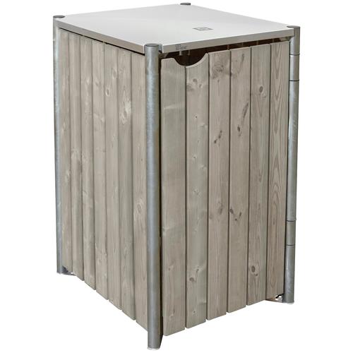 Hide Mülltonnenbox, für 1 x 240 l, grauxnatur grau Mülltonnenbox Mülltonnenboxen Garten Balkon
