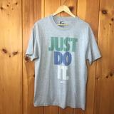 Nike Shirts | Just Do It Nike T Shirt | Color: Gray | Size: L