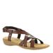 Minnetonka Sunny Slingback - Womens 12 Brown Sandal Medium