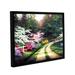ArtWall Dogwood Road Gallery Wrapped Floater-Framed Canvas in White | 36 H x 48 W x 2 D in | Wayfair 4ant022a3648f