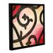 ArtWall Wrought IV Gallery Wrapped Floater-Framed Canvas in White | 36 H x 36 W x 2 D in | Wayfair 0dic144a3636f