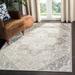 Gray/White 72 x 0.31 in Indoor Area Rug - Bungalow Rose Llana Oriental Cream/Gray Area Rug | 72 W x 0.31 D in | Wayfair