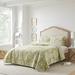 Laura Ashley Rowland Cotton Reversible Quilt Set Cotton in Green | King Coverlet + 2 King Shams | Wayfair 174631