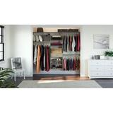 Dotted Line™ Grid 96" W Closet System Walk-In Sets Manufactured Wood in Gray | 72 H x 96 W x 14 D in | Wayfair EB7C4C1520234A9B9B8C4A1039A0109C