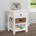 Andover Mills™ Hoekstra Solid Wood End Table w/ Storage Wood in White | Wayfair C860F5A125D04C5CA07E44B970F235C5