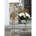 World Menagerie Norco 2 Piece Wild Flamingo Garden Statue Set Metal in Brown | 42 H x 10 W x 11.75 D in | Wayfair 10017004