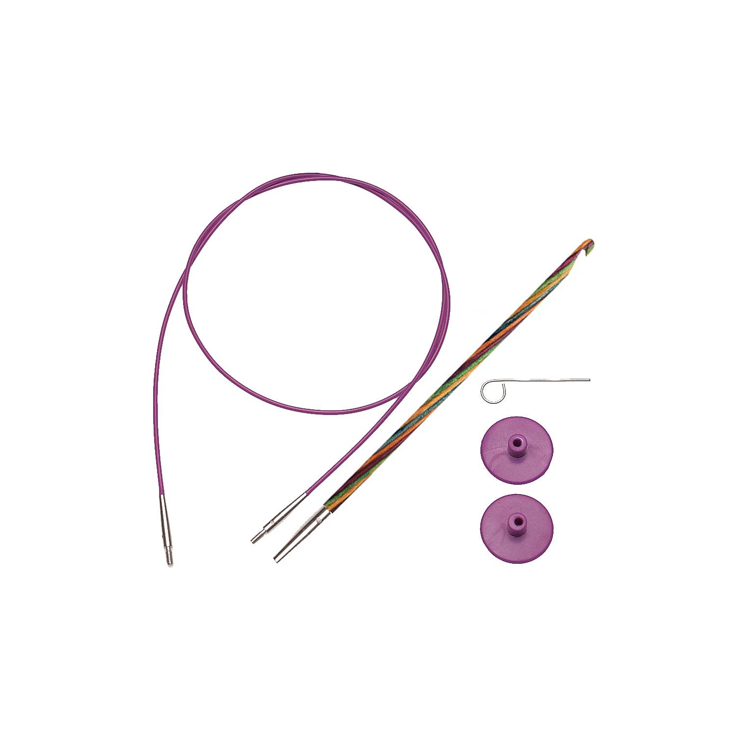 KnitPro Crochet tunisien, 5,0 mm Ø, en kit