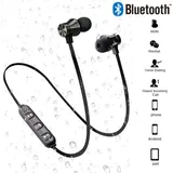 Écouteurs magnétiques sans fil Bluetooth oreillettes stéréo musique mains libres pour iphone 11