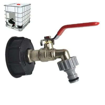 IBC – adaptateur de vidange de qualité alimentaire tuyau d'arrosage 1/2 " robinet de réservoir