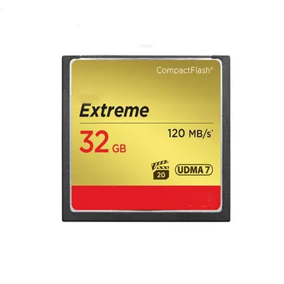 Extreme Compactflash-Carte mémoire CF 32 Go haute vitesse 120 MBumental support vidéo Full HD