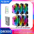 ALSEYE RGB Ventilateur 120mm 5pin Double Aura PC Ventilateur À Distance Contrôleur Ordinateur