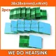 WE DO HEATSINK-Dissipateur thermique en aluminium pour chipset South / North Bridge avec bandes
