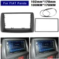 Double Din Car Radio Fascia pour 2003-2012 FIAT PANDA Car Styling auto stereo Adapter Double 2 Din