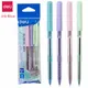DELI stylo à bille mignon couleur macaron Mini pointe 0.7mm encre bleue outils d'écriture lisse