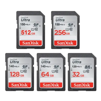 SanDisk – carte SD de classe 10 32 go 64 go 128 go 256 go 512 go SDHC/SDXC carte mémoire pour