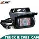 QXNY-Caméra de recul 24V 18 LED IR vision nocturne étanche pour camion/remorque/514-ups/montres