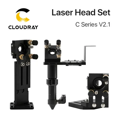 Cloudray – ensemble de lentilles de tête Laser CO2 D18 FL38.1 D20FL50.8/63.5/101.6mm miroir intégré