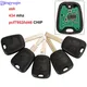 Jingyuqin 10p 2 boutons télécommande clé de voiture housse 433mhz pour Peugeot Partner Expert Boxer