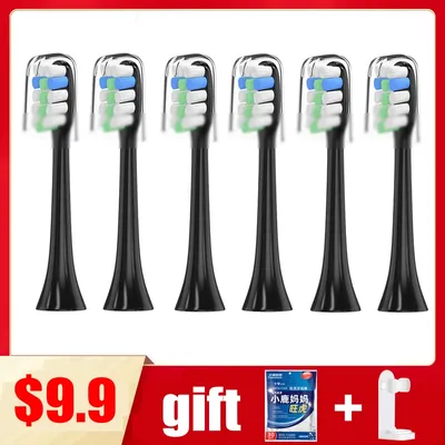 Têtes de brosse à dents électrique de rechange 6 pièces Soocas bery/X3U ata jia T300 pour Oclean