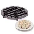 NUBECOM-ECHmonopolool Maker Mould Aluminium Samosa Cooker Russian Pelmeni Maker 37 Holes Ravioli