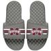 Men's ISlide Gray Mississippi State Bulldogs Varsity Stripes Slide Sandals