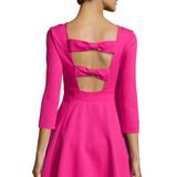 Kate Spade Dresses | Kate Spade Ponte Flirty Back Dress | Color: Pink | Size: 6