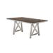 Gracie Oaks Heslington 39.5" Double Pedestal Dining Table Wood in White | 30 H x 71 W x 39.5 D in | Wayfair B9B6DD50A6C546808D8083DD12EF6991