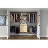 Dotted Line™ Grid 48" - 96" Closet System (Can Be Cut To Fit) Manufactured Wood in Orange | 84 H x 14 D in | Wayfair