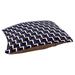 Wrought Studio™ Bonheur Football Luxury Indoor Dog Pillow Metal in Black/Indigo | 5 H x 40 W x 30 D in | Wayfair B8ED8B2B79574B4087F6D009BD9928D9