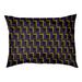 Wrought Studio™ Bonheur Football Luxury Indoor Dog Pillow Metal in Blue/Black/Brown | 5 H x 40 W x 30 D in | Wayfair