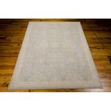 Blue 114 x 90 x 0.5 in Area Rug - One Allium Way® Brompton St. James Hand-Tufted Silk Cloud Area Rug Silk | 114 H x 90 W x 0.5 D in | Wayfair