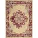 Red/White 0.25 in Area Rug - Bungalow Rose Burnie Oriental Cream/Red Area Rug Polypropylene | 0.25 D in | Wayfair C5310E16D4D24C7B84BE477BEF438560